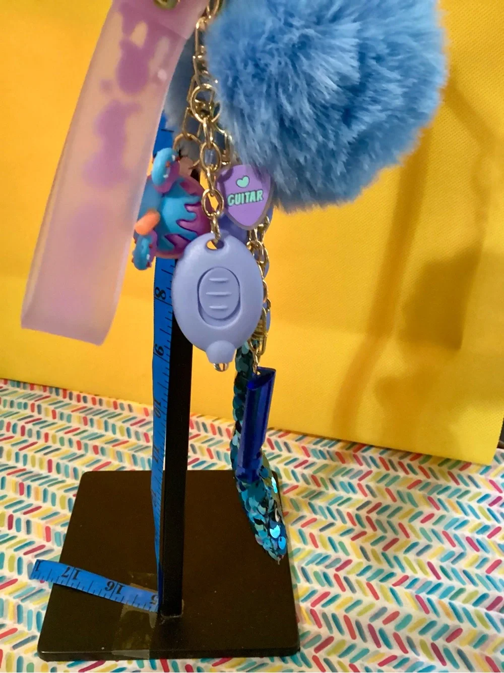 NWOT - Backpack Charms ! LED Flashlight & Whistle included!! Blue Owl